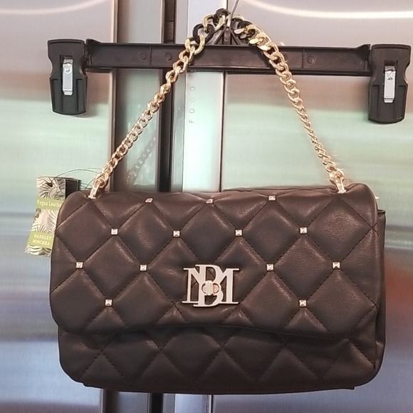 💕BADGLEY MISCHKA💕 Letter Lock Crossbody Handbag - Picture 1 of 16